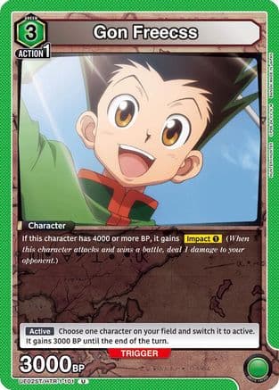 Gon Freecss (101) — UE02ST: HUNTER X HUNTER Starter Deck Union Arena card by BANDAI