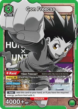 Gon Freecss (102) — Union Arena card