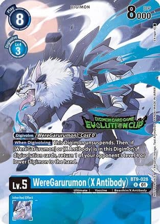 WereGarurumon (X Antibody) (August 2024 Evolution Cup Participant) — X Record