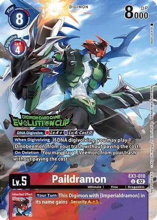 Paildramon (August 2024 Evolution Cup Participant) — Draconic Roar