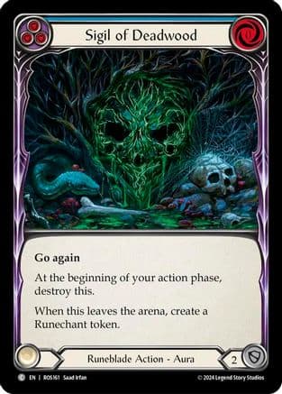 Sigil of Deadwood — Rosetta Flesh and Blood card by Saad Irfan