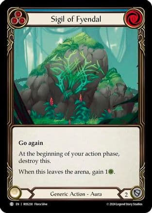 Sigil of Fyendal — Rosetta Flesh and Blood card by Flora Silve