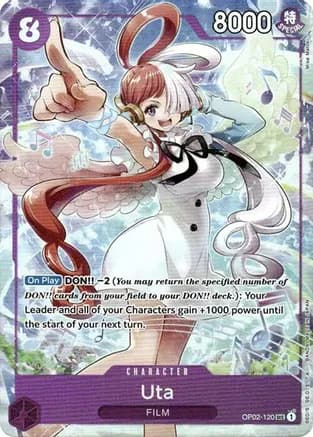Uta - OP02-120 (Premium Card Collection -Uta-) — One Piece Promotion Cards