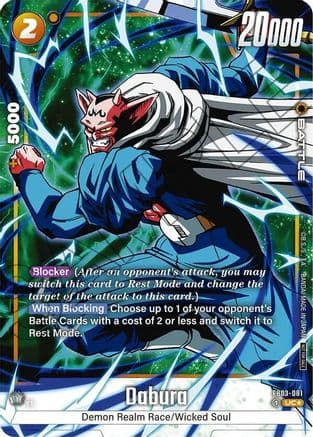 Dabura (Tournament Pack -Winner- 03) — Tournament and Championship Promos
