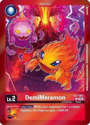 DemiMeramon (Foil) — Digimon LIBERATOR