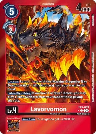 Lavorvomon (Foil) — Digimon LIBERATOR
