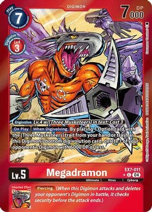 Megadramon (Foil) — Digimon LIBERATOR