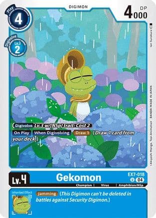 Gekomon — Digimon LIBERATOR Digimon Card Game card by Tori Sunakura