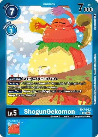 ShogunGekomon (Foil) — Digimon LIBERATOR