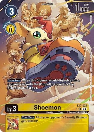 Shoemon (Alternate Art) — Digimon LIBERATOR