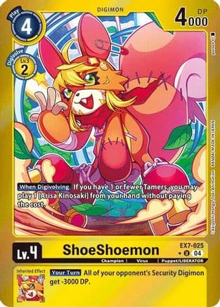 ShoeShoemon (Foil) — Digimon LIBERATOR