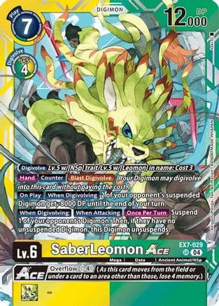 SaberLeomon ACE — Digimon LIBERATOR