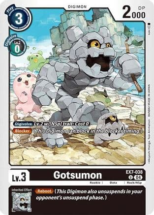Gotsumon — Digimon LIBERATOR Digimon Card Game card by koki