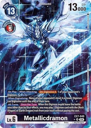 Metallicdramon (Alternate Art) — Digimon LIBERATOR