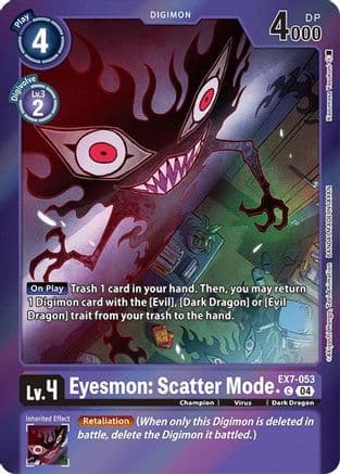 Eyesmon: Scatter Mode (Foil) — Digimon LIBERATOR