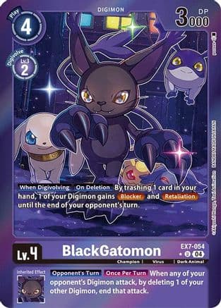BlackGatomon (Foil) — Digimon LIBERATOR