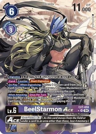 BeelStarmon ACE (Alternate Art) — Digimon LIBERATOR Digimon Card Game card by Akiyoshi Hongo, Toei Animation