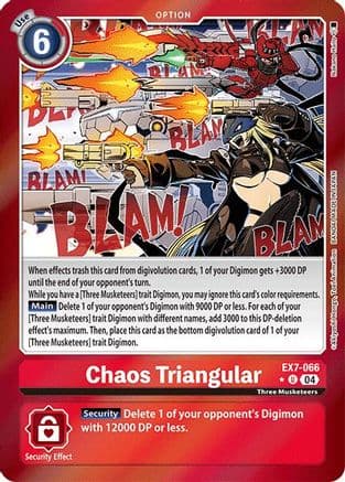 Chaos Triangular (Foil) — Digimon LIBERATOR