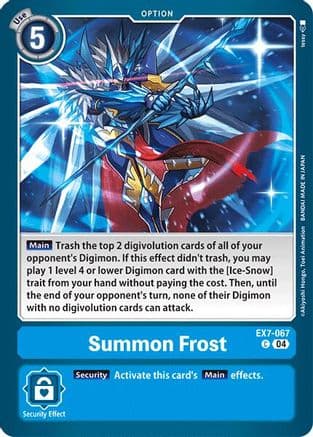 Summon Frost — Digimon LIBERATOR