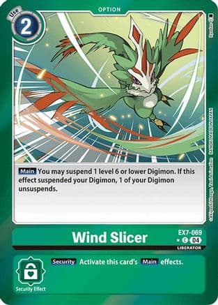 Wind Slicer (Foil) — Digimon LIBERATOR