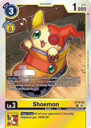 Shoemon — Digimon Card Game card