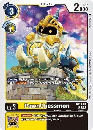 PawnChessmon - ST19-04 — Starter Deck 19: Fable Waltz Digimon Card Game card by YAMURETSU