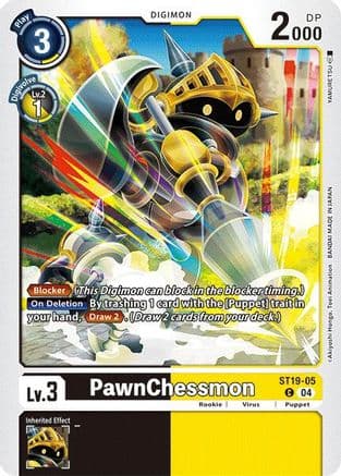 PawnChessmon - ST19-05 — Starter Deck 19: Fable Waltz Digimon Card Game card by YAMURETSU