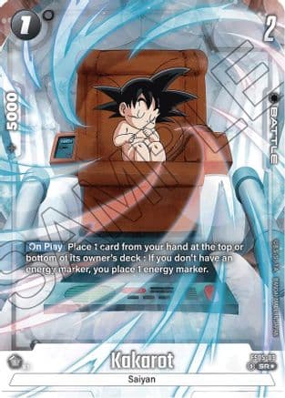 Kakarot (Bonus Pack Alternate Art) — Dragon Ball Super: Fusion World card