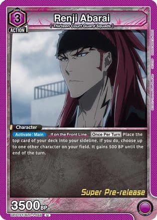 Renji Abarai (046) — UE01ST: BLEACH: Thousand-Year Blood War Super Pre-Release Starter Deck