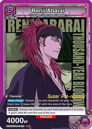 Renji Abarai (105) — UE01ST: BLEACH: Thousand-Year Blood War Super Pre-Release Starter Deck