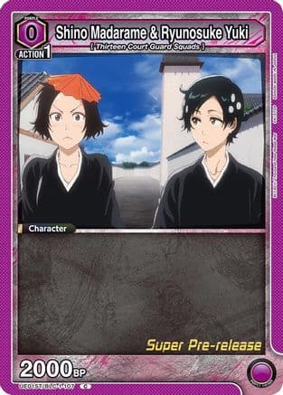 Shino Madarame & Ryunosuke Yuki — UE01ST: BLEACH: Thousand-Year Blood War Super Pre-Release Starter Deck