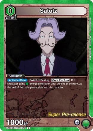 Satotz — UE02ST: HUNTER X HUNTER Super Pre-Release Starter Deck