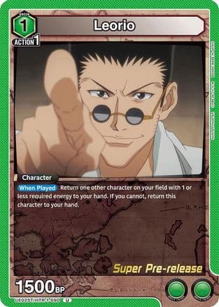 Leorio (090) — UE02ST: HUNTER X HUNTER Super Pre-Release Starter Deck