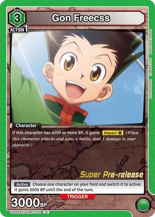 Gon Freecss (101) — UE02ST: HUNTER X HUNTER Super Pre-Release Starter Deck