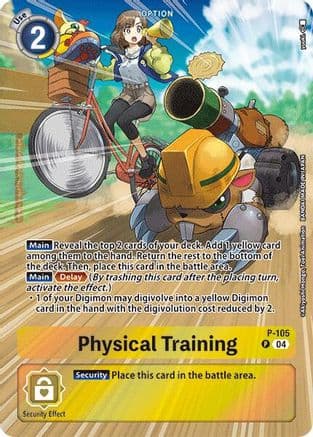 Physical Training (Starter Deck 19 Exclusive) — Digimon Promotion Cards