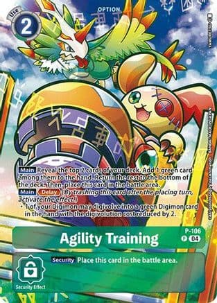 Agility Training (Starter Deck 19 Exclusive) — Digimon Promotion Cards