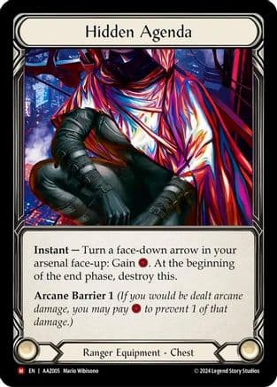 Hidden Agenda (Purple) — Armory Deck: Azalea