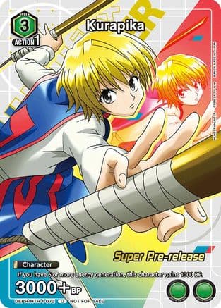 Kurapika (Super Pre-Release Event Participation) — Union Arena card