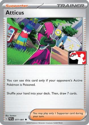 Atticus - 077/091 — Prize Pack Series Cards Pokémon TCG card by kantaro