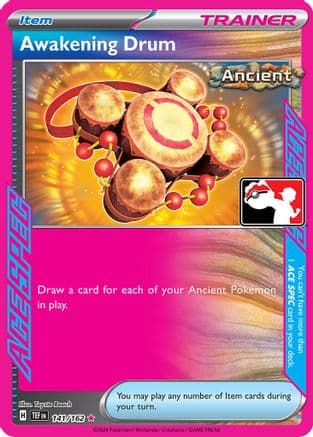 Awakening Drum - 141/162 — Prize Pack Series Cards Pokémon TCG card by Toyste Beach