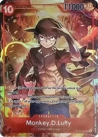 Monkey.D.Luffy (Treasure Booster Set) — One Piece Promotion Cards