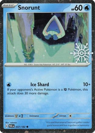 Snorunt - 037/182 (Holiday Calendar) — Miscellaneous Cards & Products