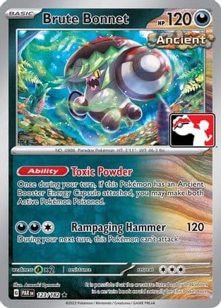 Brute Bonnet - 123/182 — Prize Pack Series Cards Pokémon TCG card by Anesaki Dynamic