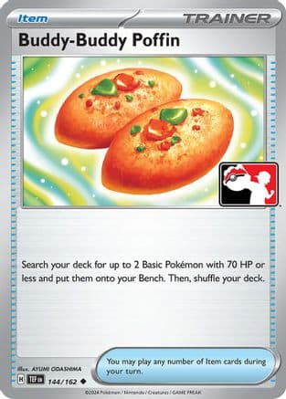 Buddy-Buddy Poffin - 144/162 — Prize Pack Series Cards Pokémon TCG card by AYUMI ODASHIMA