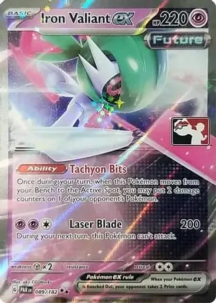 Iron Valiant ex - 089/182 — Prize Pack Series Cards Pokémon TCG card by aky CG Works