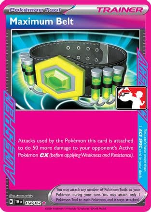Maximum Belt - 154/162 — Prize Pack Series Cards Pokémon TCG card by inose yukie