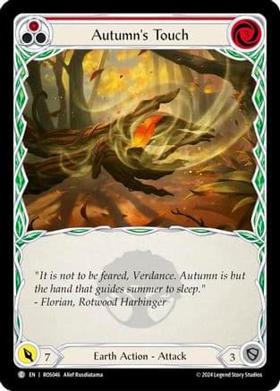 Autumn's Touch (Red) — Rosetta Flesh and Blood card by Alief Rusdiatama
