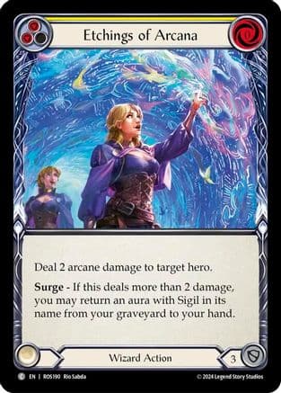 Etchings of Arcana (Yellow) — Rosetta