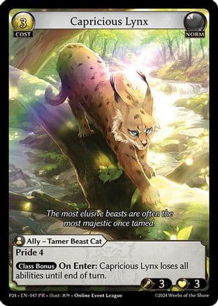 Capricious Lynx — Promotional Cards
