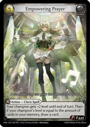 Empowering Prayer — Promotional Cards